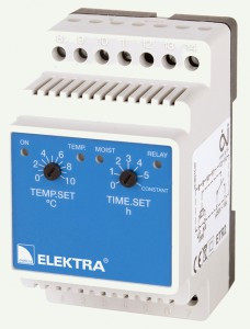 ELEKTRA ETR2R Temperaturregler Montage DIN-Schiene für Dachrinnen